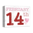 thumbnail image 2 of Creative Products Feb Val Date 14 x 11 Canvas Wall Art, 2 of 4