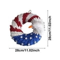 thumbnail image 3 of Couronne 250e Anniversaire Couronne Drapeau 3D Couronnes Rouges Blanches et Bleues pour Décoration de Porte d'Entrée Guirlande de Festival Décoration Murale Maison, 3 of 6