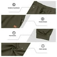 thumbnail image 7 of Juslio Fashion Mens Sweatpants Relaxed Fit Drawstring Elastic Waist with Pockets Casual Pants L, 7 of 7