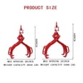 thumbnail image 2 of 28 inch Log Lifting Tongs, 4 Claw Hook, Heavy Duty Felled Timber Claw Hook Logging Grabber, 2 of 7