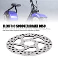 thumbnail image 3 of Rotor De Disco De Freno De Scooter Eléctrico, Disco De Freno De Scooter Eléctrico Resistente Al Desgaste Frenado Superior De Metal Ligero Para Reemplazo, 3 of 7