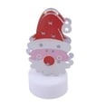 thumbnail image 3 of Luz de noche para decoración del hogar, estatua navideña para dormitorio, escritorio, inauguración de la casa Gorro de Papá Noel, 3 of 9