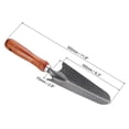 thumbnail image 2 of 12 Inch Garden Trowel Bend Proof Small Hand Shovel Flower Beds Gardening Tool with NonSlip Grip, 2 of 5