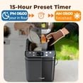 thumbnail image 6 of AINUO 25-in-1 Automatic Bread Maker, 2LB 3 Loaf Sizes, 700W Dual Heater, BPA-Free Nonstick Pan, 15H Delay Timer, Low Noise, Gray, 6 of 13