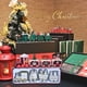 thumbnail image 5 of Mini tren de madera, adornos navideños para trenes, adornos navideños, adornos navideños para caravanas en miniatura, mini muñecas, adornos interiores para el hogar (marrón) (A), 5 of 5