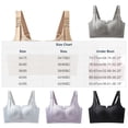 thumbnail image 2 of BaoFuBaoMei Plus Size Lace Bras for Women Side Support Wireless Bra Lift Push up Brassiere Adjustable Strap Everyday Bralette, 2 of 6