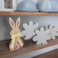 thumbnail image 4 of HmNPlay Easter Decorations Bunny Ornament Desktop Centerpiece Festive Home Decor for Table Shelf Party, 4 of 4