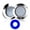 2pcs-Blue, variant on Marine LED Boat Light 45W 90 LED Waterproof Underwater Courtesy Light Sailboats Pontoon Transom Light