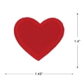 thumbnail image 7 of Gwen Studios Red Heart Embroidered Iron-on Patch Appliques, 1.45" x 1.4", 8CT, 7 of 7