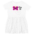 thumbnail image 3 of Inktastic 2nd Birthday I'm Two Girls Butterfly Girls Toddler Dress, 3 of 5