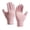 Pink, variant on Men's Winter Gloves WSBDENLK Solid Color Protection From Cold Outdoor Comfortable Warm Gloves