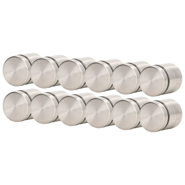 Tornillos De Separación, 12 Piezas De Herrajes Para Clavos Publicitarios De 1 X 1 Pulg. Pulidos Sin Rebabas Para Exhibir