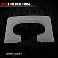 thumbnail image 2 of DNA Motoring For 04-14 Ford F150 Bench Seat Center Console Cup Holder Armrest Pad Replacement Grey, 2 of 6