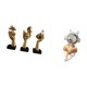 thumbnail image 5 of Estatuas de resina de pensadores, esculturas de arte abstracto, figura decorativa de , adorno de mesa para oficina, estantería, sala de esta, 5 of 8