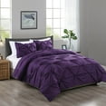 thumbnail image 1 of Cottonesque 100% Cotton Pintuck Duvet Cover Mini Set, 1 of 3