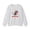 Ash, variant on Cat Heart Sweatshirt, Heart Sweatshirt, Cat Sweatshirt, Valentine's Day Sweatshirt, 50/50 Cotton-Poly Animal Sweatshirt 125