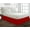 Blood Red, variant on Pleated Bed Skirt Dark Gray Short Queen Size 11 Inch Tailored Drop, Super Soft Double Brushed Premium Hotel Quality Microfiber Bed Skirt Luxury, Easy to Care Wrinkle & Fade Resistance