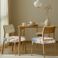 thumbnail image 3 of SEANATIVE Hummingbirds Chair Seat Covers Set of 2 Flowers Chair Covers for Dining Chairs Lightweight Dining Chair Cushion Covers with Elastic Bottom Home Dining Room Restaurant Decor, 3 of 7