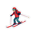 thumbnail image 5 of Cartoon Ski Winter Theme Stickers, Waterproof Ski Winter Theme Sticker for Water Bottle Laptop Phone Cases Planner Skateboard Luggage Helmet Party Favor Decor, Ideal for Adults Teens Teacher Rewards, 5 of 9