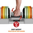 thumbnail image 6 of SKOK Adjustable Dumbbell Set 10-55 lbs Pair for Home Gym Fitness Colorful (2 BOX), 6 of 11