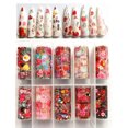 thumbnail image 1 of 10 Rolls Nail Foil Transfer Sticker Cartoon Heart Themed Nail Decal Nail Sticker, 1 of 5