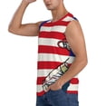 thumbnail image 3 of Balery American Astronaut Runs Forward Camisetas sin mangas para hombre, absorbe la humedad y protege contra el mal olor.-3X-Large, 3 of 7