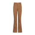 thumbnail image 1 of xiaxaixu Femmes Mode Taille Haute Solide Pantalon de Couleur Élégant Pantalon Évasé, 1 of 9