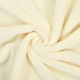 thumbnail image 5 of Unique Bargains Solid Polyester Plush Bed Blanket, Full, Cream White, 5 of 8