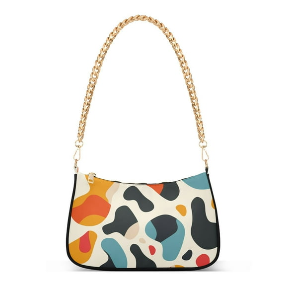 Teardrip OvalWomen Small Shoulder Bag Crossbody Tote Hobo Bags Purse Clutch Handbags with Chain Strap for Women