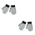 thumbnail image 1 of Minnieouse 1 par de manoplas para niños Manoplas para niños pequeños para exteriores Gris claro gris claro 2piezas Minnieouse CBP300556, 1 of 6