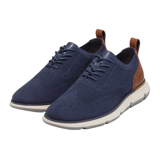 Zapatos Cole Haan 4.Zerogrand Stitchlite Oxford para hombre, azul marino, 9.5 US