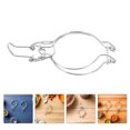 thumbnail image 1 of HONMEET 6pcs Stainless Steel Hanging Jar Hanger Rack Wide Mouth Storage Jars for Home Users, 1 of 8