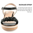 thumbnail image 4 of Journee Collection Womens Dexxla Buckle Ankle Strap Low Platform Sandals, 4 of 6