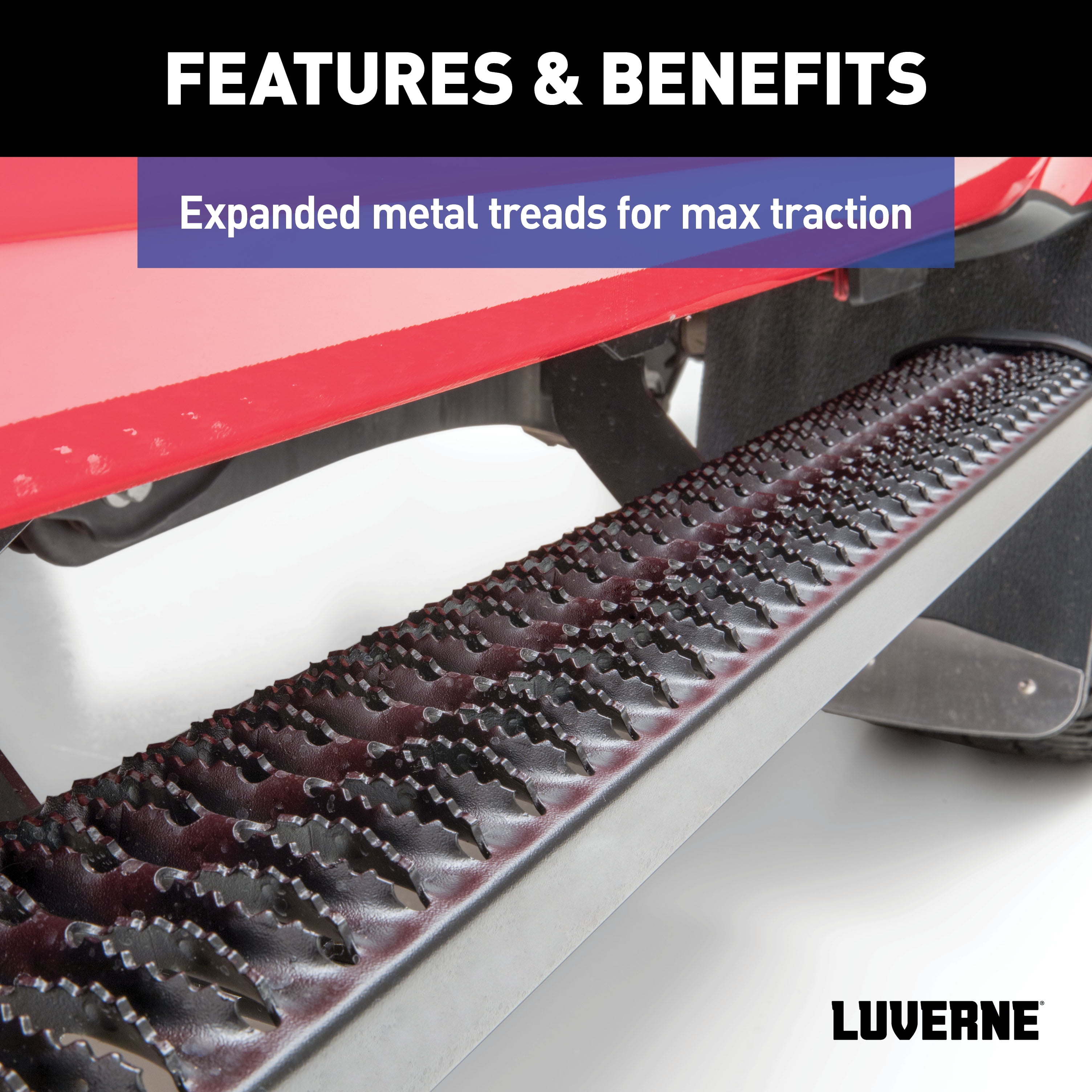 LUVERNE 416088-4055120 SlimGrip 88-Inch Black Aluminum Truck Running Boards, Select Ford F-150 Fits select: 2004-2014 FORD F150