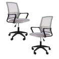 thumbnail image 1 of Set 2 Sillas De Escritorio Ergonomica Para Oficina Giratoria gris, 1 of 9