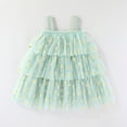 thumbnail image 6 of Baby Girls Dress Toddler Girl Strap Floral A-Line Princess Dresses Kids Summer Beach Vacation Clothes, 6 of 6