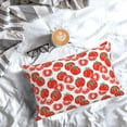 thumbnail image 5 of Pofeuu Hand Drawn Tomatoes Print Polyester Microfiber Plush Pillowcases, Super Soft and Cozy Pillow Case Covers with Envelop Closure（Pillow core not included）-14"x20", 5 of 6