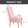 thumbnail image 2 of 2Pcs Chair Covers for Dining Room Chair Covers With Skirt Dining Chair Covers Stretch Kitchen Chair Covers, 2 of 5