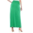thumbnail image 2 of Women's Stretchy Flowy Maxi Skirt with Elastic Waistband for Comfort and Style, 2 of 5