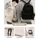 thumbnail image 3 of Mochila BJLFS blanca impermeable de 24 litros para mujeres y hombres de 0,5 kg, 3 of 9