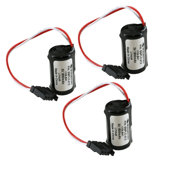 3x PLC 3V 1800mAh Battery Compatible with Energy B9670AB 1756-BA1 94194801