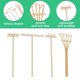 thumbnail image 4 of 4pcs Miniature Garden Rake Set Wood Tools for Desktop and Home Ornamentation Professional Sandbox Accessories, 4 of 5