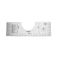 thumbnail image 1 of Zootealy T-Shirt Alignment Ruler Craft Ruler Acrylic T-Shirt Measuring Tool Transparent for Making Fashion Center Design 16*5in, 1 of 7