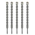 thumbnail image 1 of SDS Plus Perceuse à Marteau 5 Pcs 9/16 Po x 8 Po Perceuse à Pierre en Béton, 1 of 4