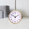 thumbnail image 4 of Round Clock Insert Handicraft Movement Clock Mechanism Battery Powered DIY Silent for Repair Parts Office Living Room Decor 08, 4 of 8