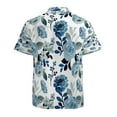 thumbnail image 3 of High Quality Hawaiian Shirts for Men Short Sleeve Aloha Beach Shirt Floral Summer Casual Button Down Shirts Blouses 4R4C3N, 3 of 7