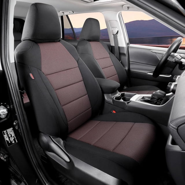 Housses de Siège Adaptées pour - Le XLE XLE Premium Limited Full Coverage Compatible avec Coussin Gonflable Polyster Seat Protector (Full Ensemble /)