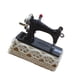 thumbnail image 4 of Máquina de coser en miniatura para casa de muñecas 1:12, accesorios para manualidades antiguas Negro, 4 of 9