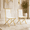 2 White&Gold Chairs, variant on Dining Chairs Set of 4 White PU Leather Gold Metal 36.2" for Kitchen