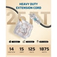thumbnail image 2 of Cable de extensión para exteriores DEWENWILS de 25 pies y 6 salidas, 15 A/125 V/1875 W, 2 of 7